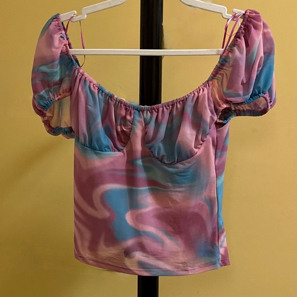 Bar III NWOT Off-The-Shoulder Blouse (M) - Picture 1 of 10